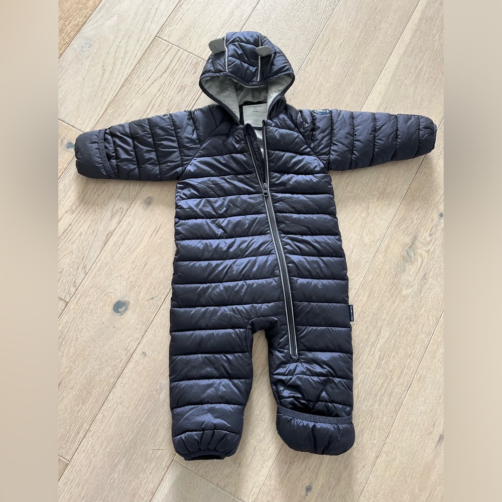 Polarn o. Pyret sleek puffer snowsuit bunting